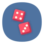 dice game android application logo